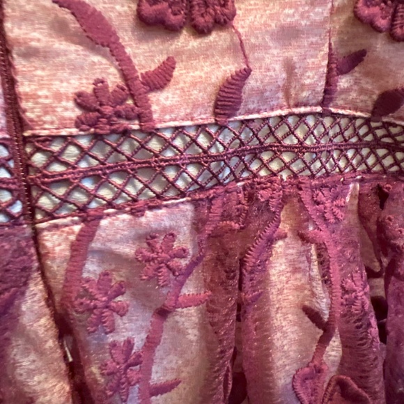 NWT Lace tiered Endless Rose Dress - Picture 5 of 6